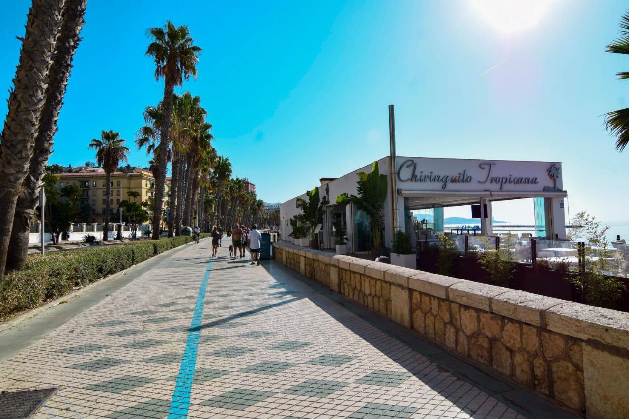 P&P Apartamentos Paseo Maritimo Pablo Ruiz Picasso Málaga Exteriör bild