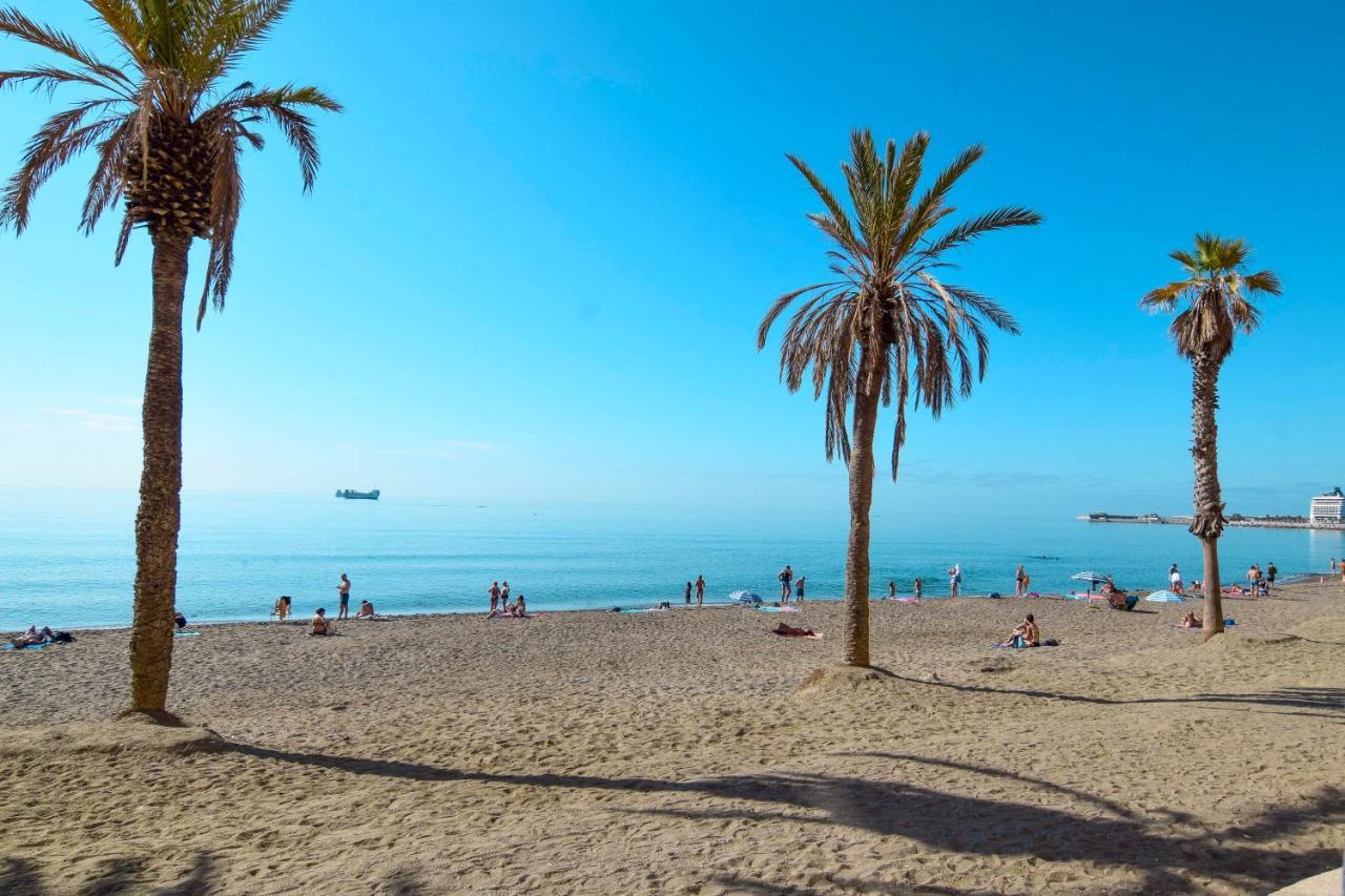 P&P Apartamentos Paseo Maritimo Pablo Ruiz Picasso Málaga Exteriör bild